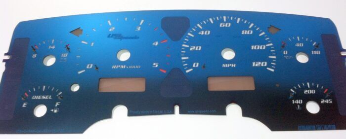 Aqua Edition Custom Gauge Face Kit