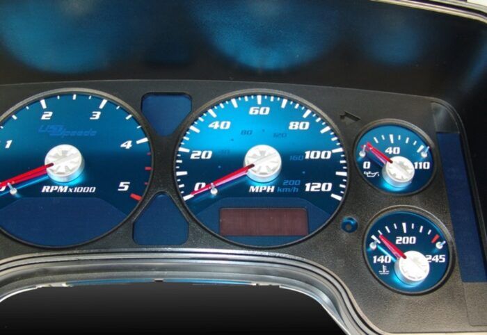 Aqua Edition Custom Gauge Face Kit