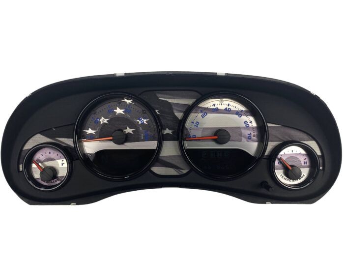 U.S. Proud Edition - Greyscale Custom Gauge Face Kit