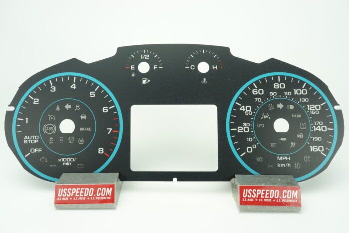 US Speedo Conversion Gauge Face