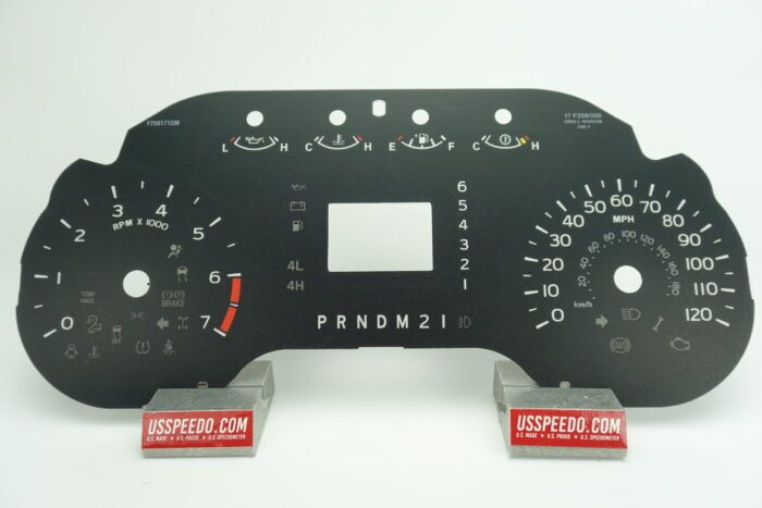 US Speedo Conversion Gauge Face