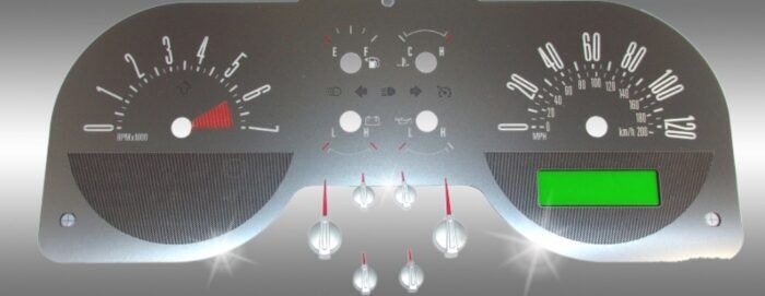 Stainless Edition Custom Gauge Face Kit