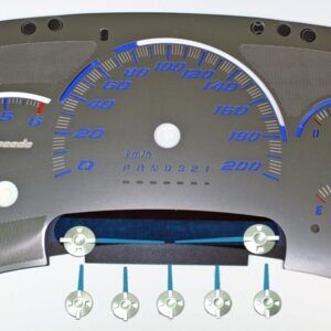 Stainless Edition Custom Gauge Face Kit