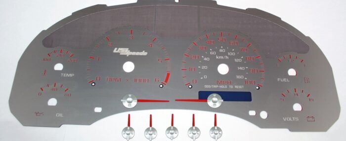 Stainless Edition Custom Gauge Face Kit