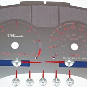 Stainless Edition Custom Gauge Face Kit
