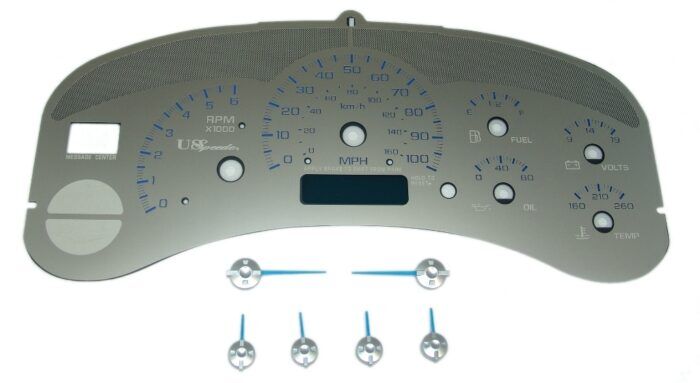 Stainless Edition Custom Gauge Face Kit