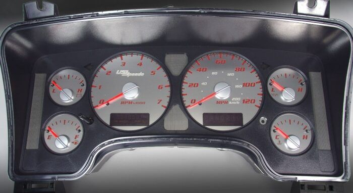 Stainless Edition Custom Gauge Face Kit