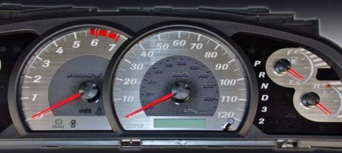 Stainless Edition Custom Gauge Face Kit