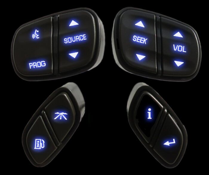 LED Steering Wheel Lighting Kit Upgrade (plug and play) for 2003-2006 Chevrolet / GMC Truck & SUV  Gas and Diesel
