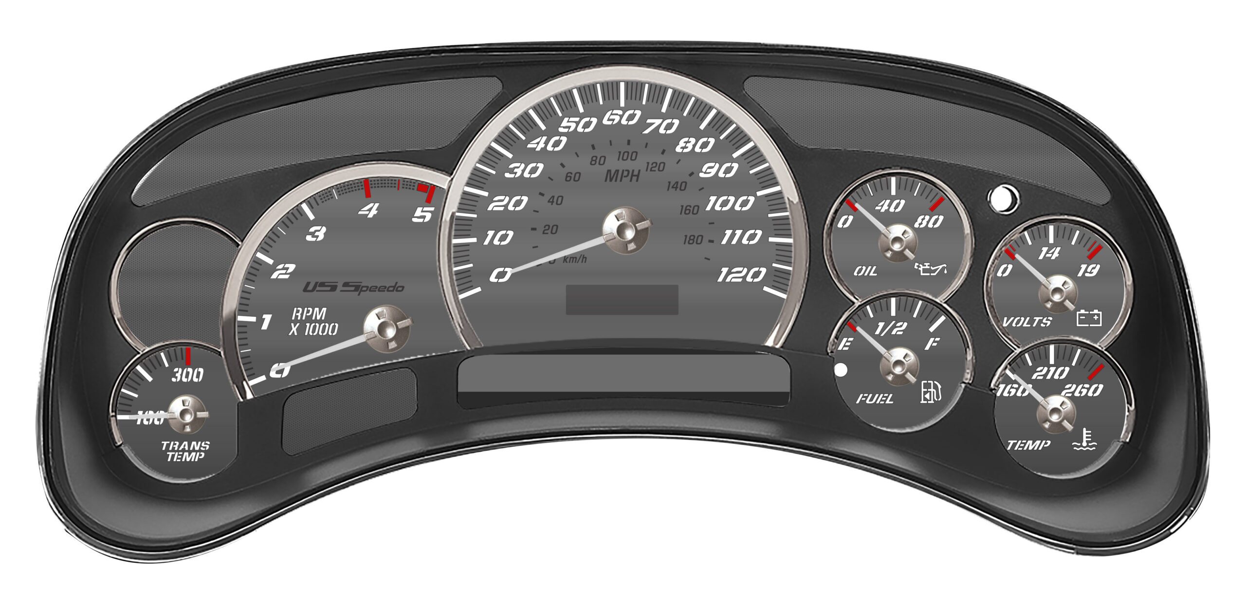 Stealth Edition Custom Gauge Face Kit