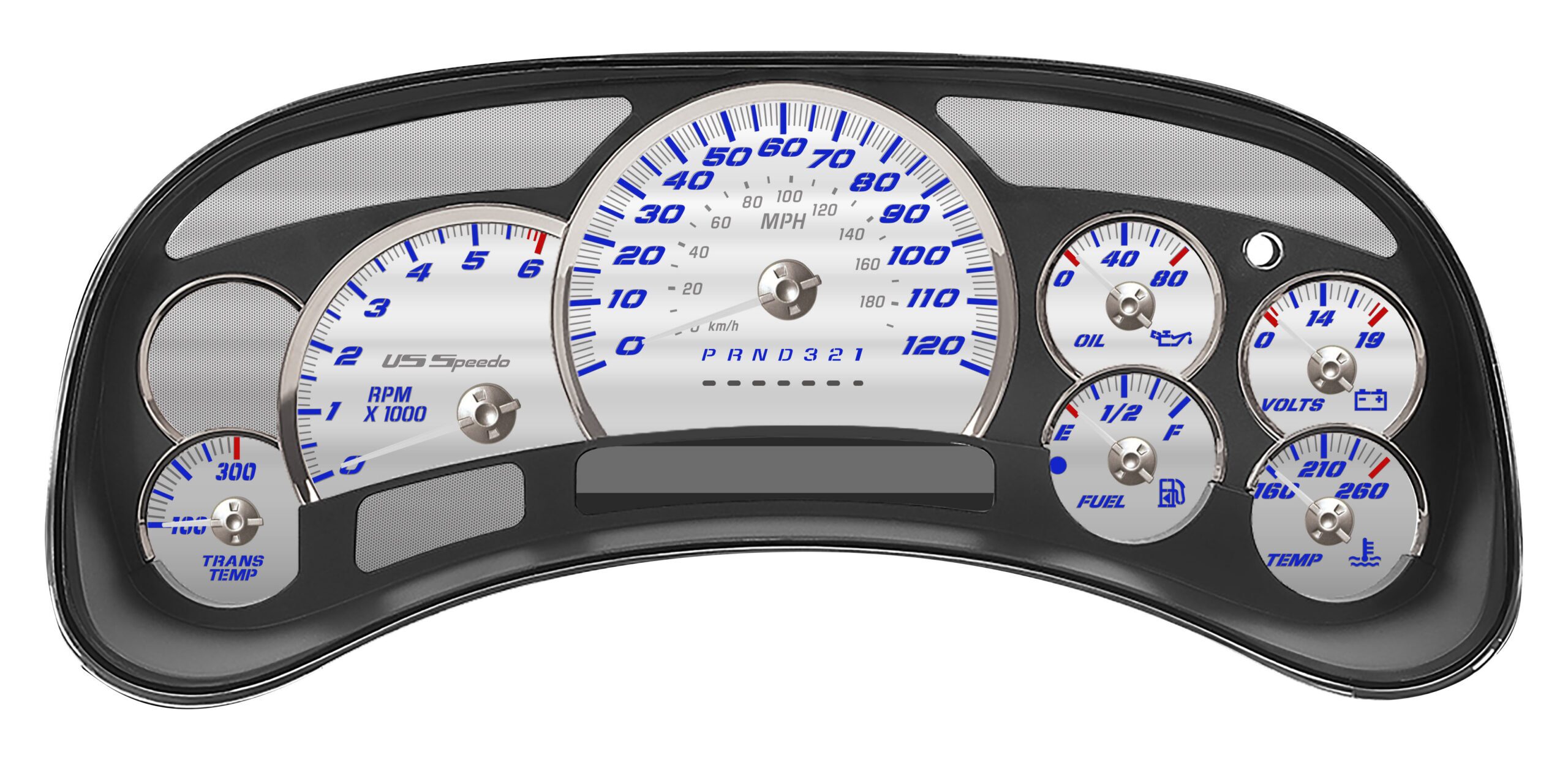 Stainless Edition Custom Gauge Face Kit