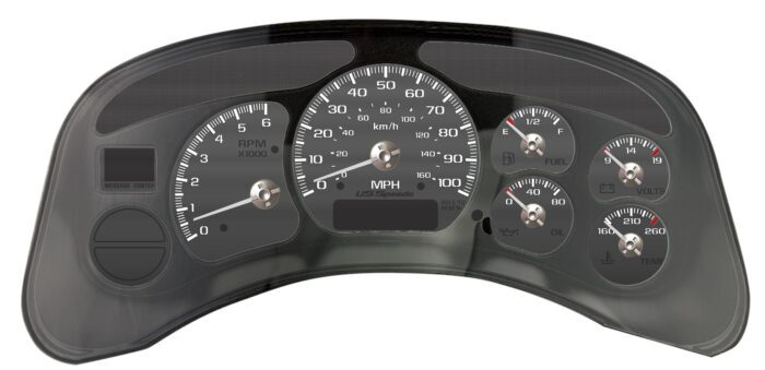 Stealth Edition Custom Gauge Face Kit
