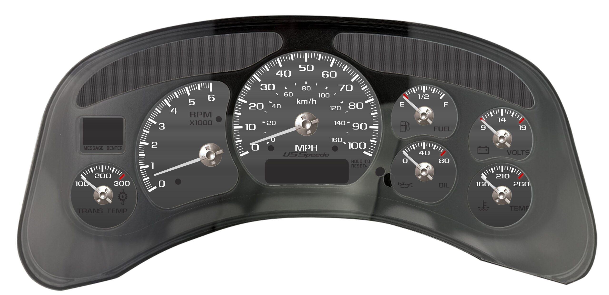 Stealth Edition Custom Gauge Face Kit