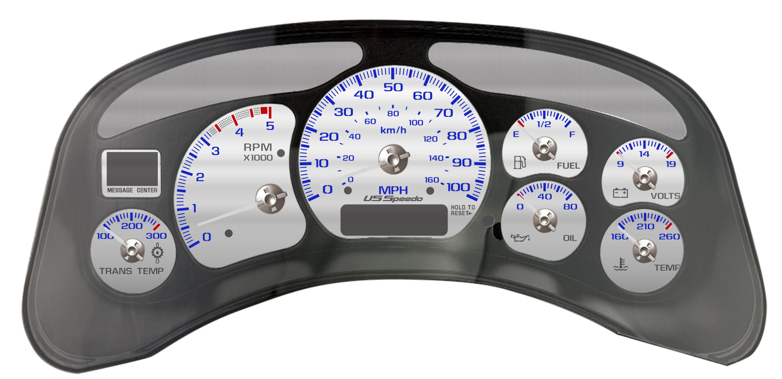 Stainless Edition Custom Gauge Face Kit