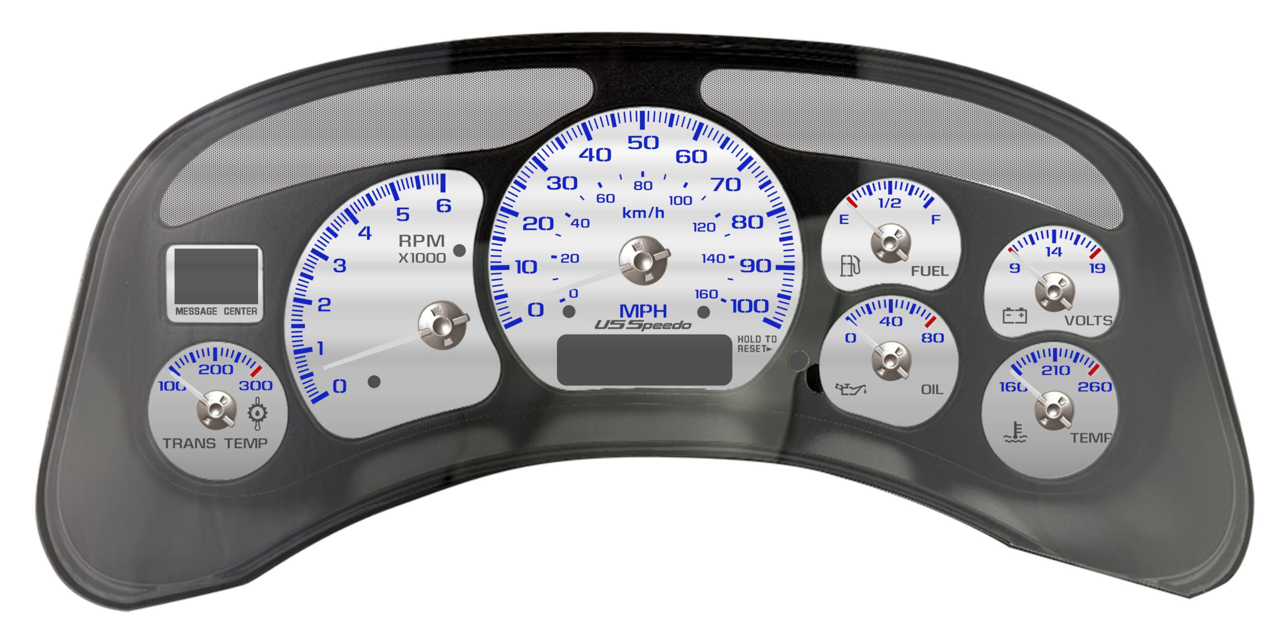 Stainless Edition Custom Gauge Face Kit