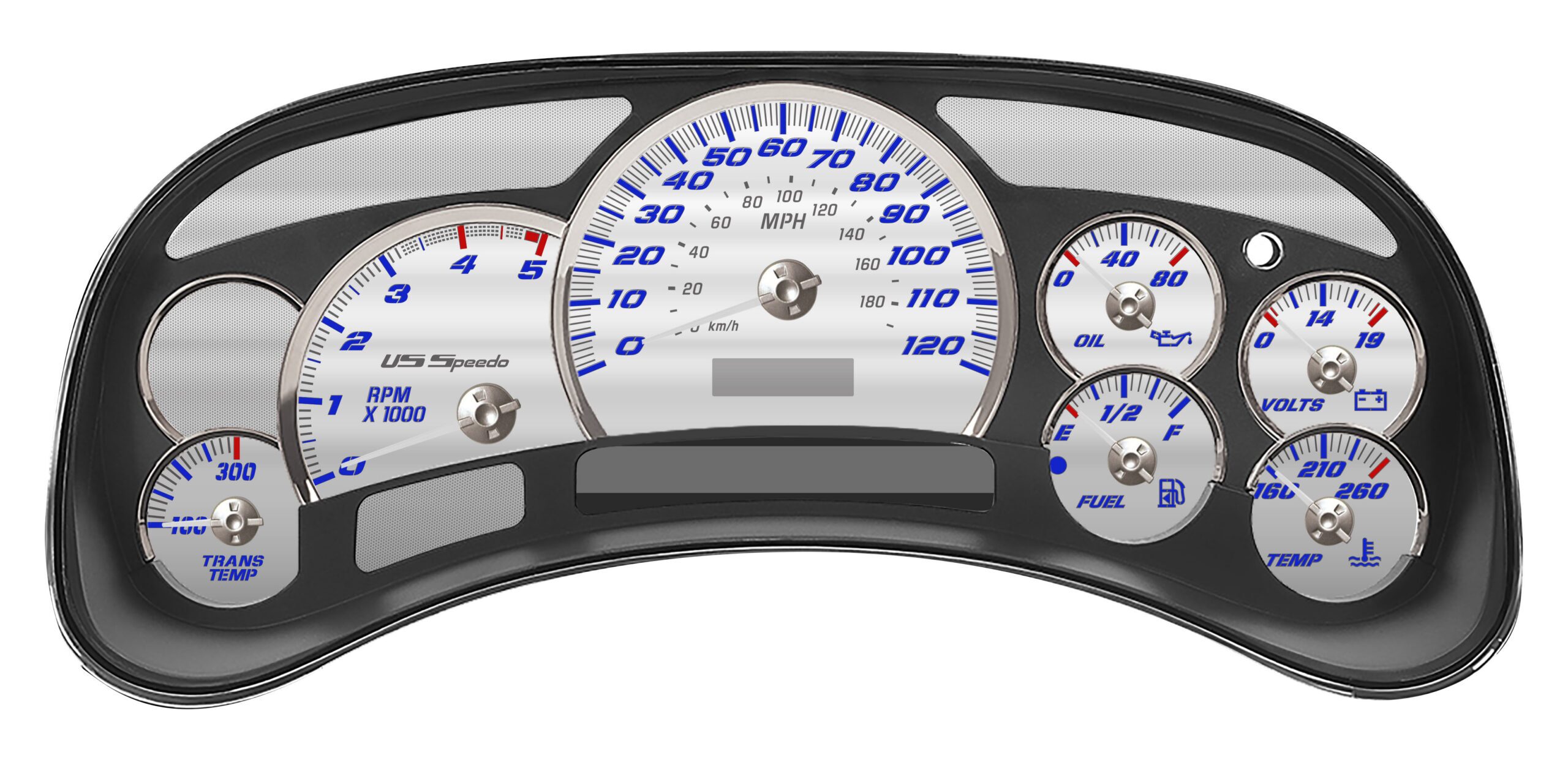 Stainless Edition Custom Gauge Face Kit