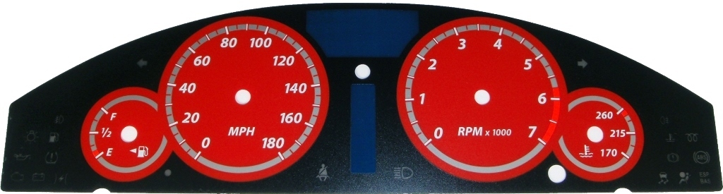 Pro Color Edition Custom Gauge Face Kit