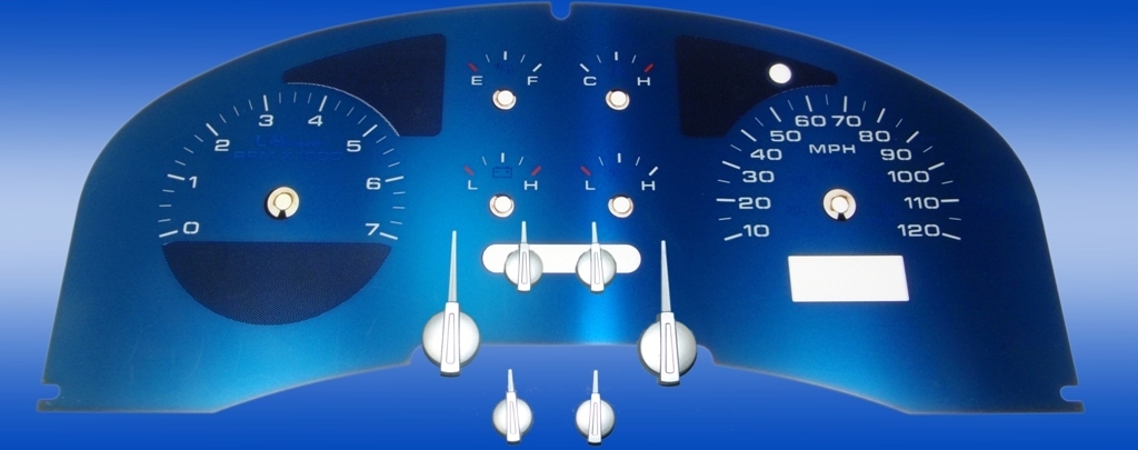 Aqua Edition Custom Gauge Face Kit