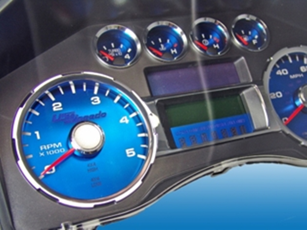 Aqua Edition Custom Gauge Face Kit