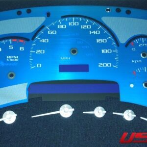Aqua Edition Custom Gauge Face Kit