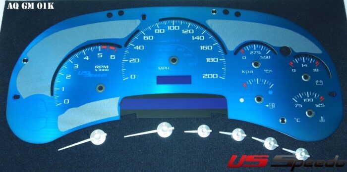 Aqua Edition Custom Gauge Face Kit