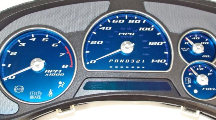 Aqua Edition Custom Gauge Face Kit