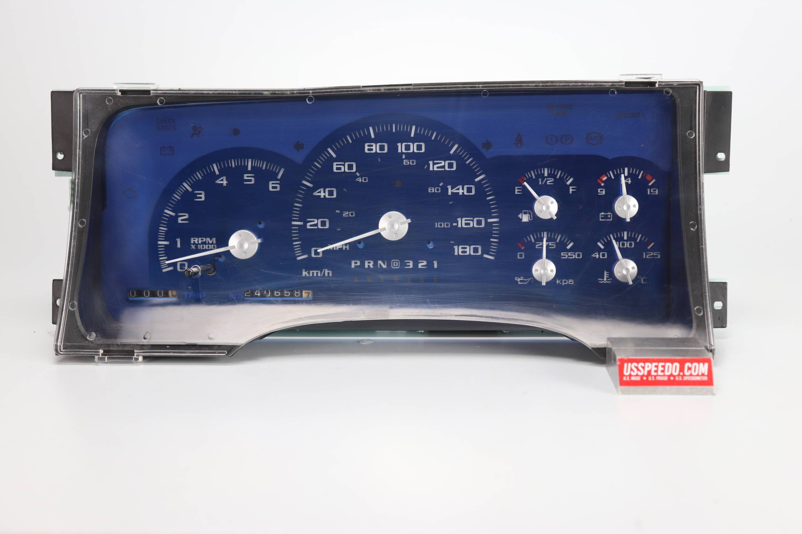 Aqua Edition Custom Gauge Face Kit