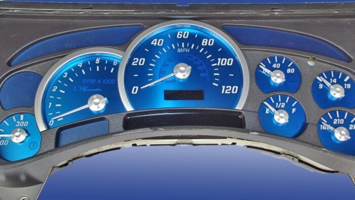Aqua Edition Custom Gauge Face Kit