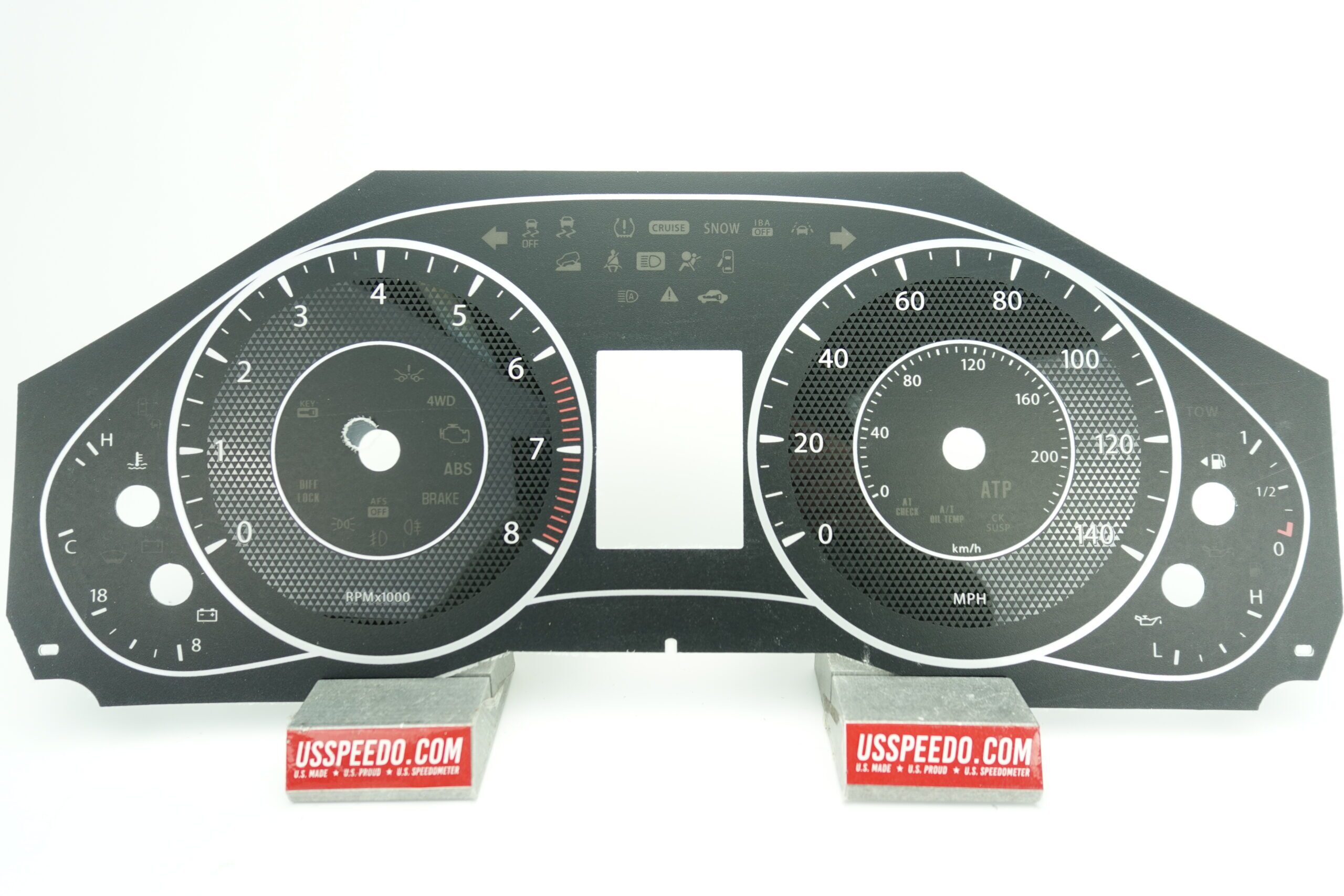 US Speedo Conversion Gauge Face