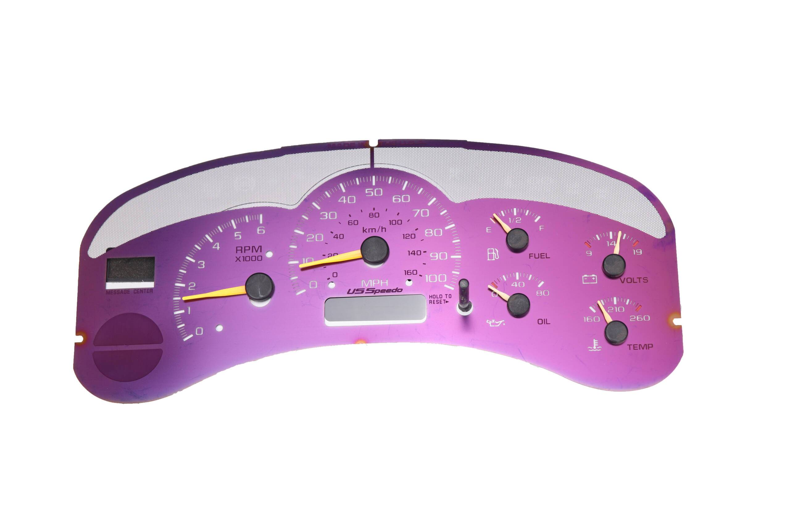 Amethyst Edition Custom Gauge Face for 1999-2002 Chevrolet / GMC Truck & SUV  Gas