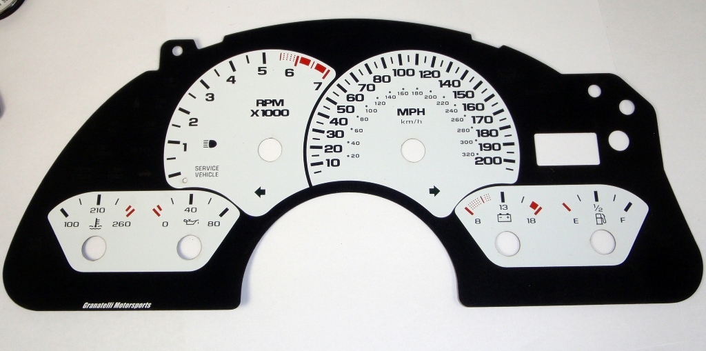 Pro Color Edition Custom Gauge Face Kit