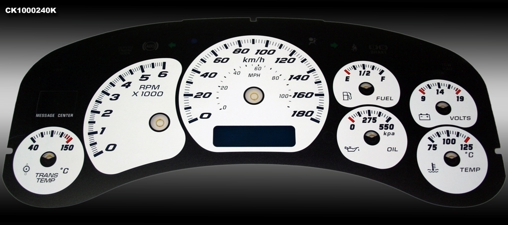 Pro Color Edition  Custom Gauge Face Kit