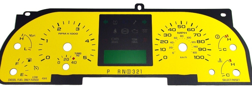 Pro Color Edition Custom Gauge Face Kit