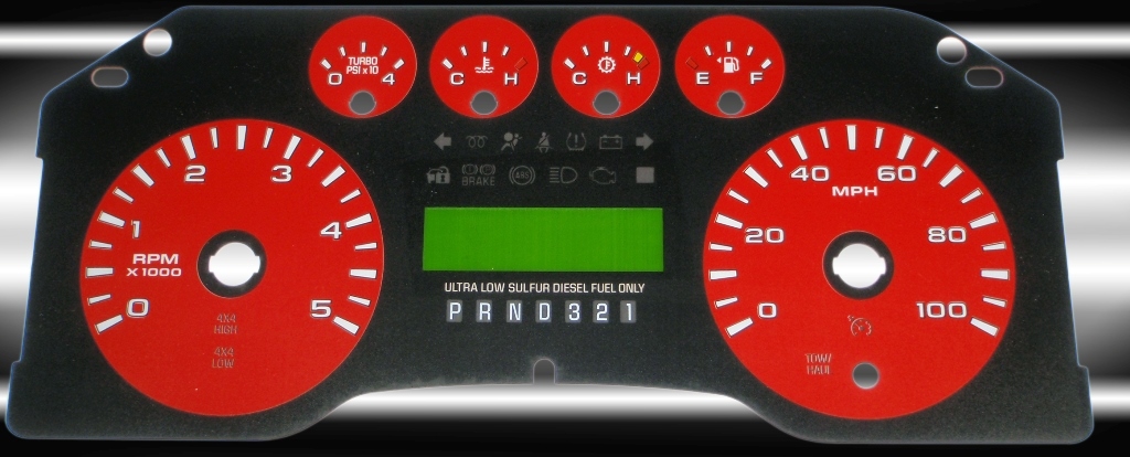 Pro Color Edition Custom Gauge Face Kit