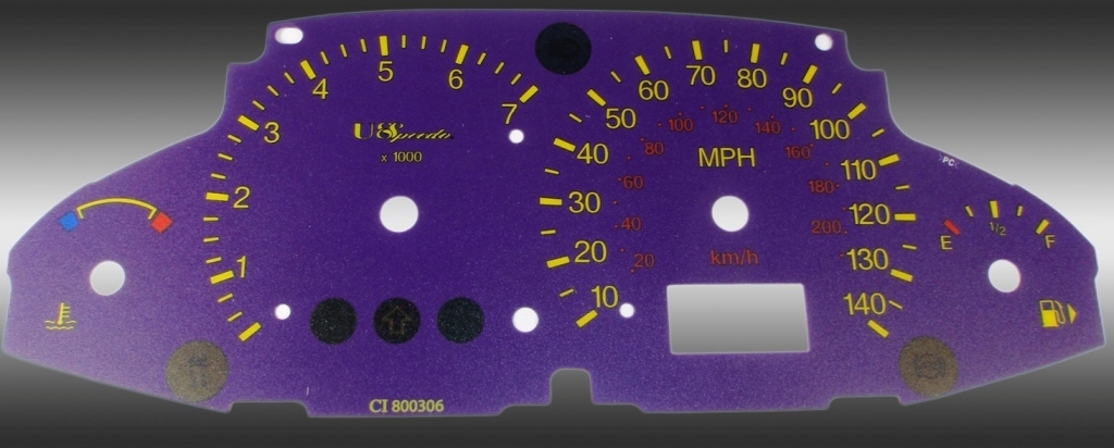 Pro Color Edition Custom Gauge Face Kit