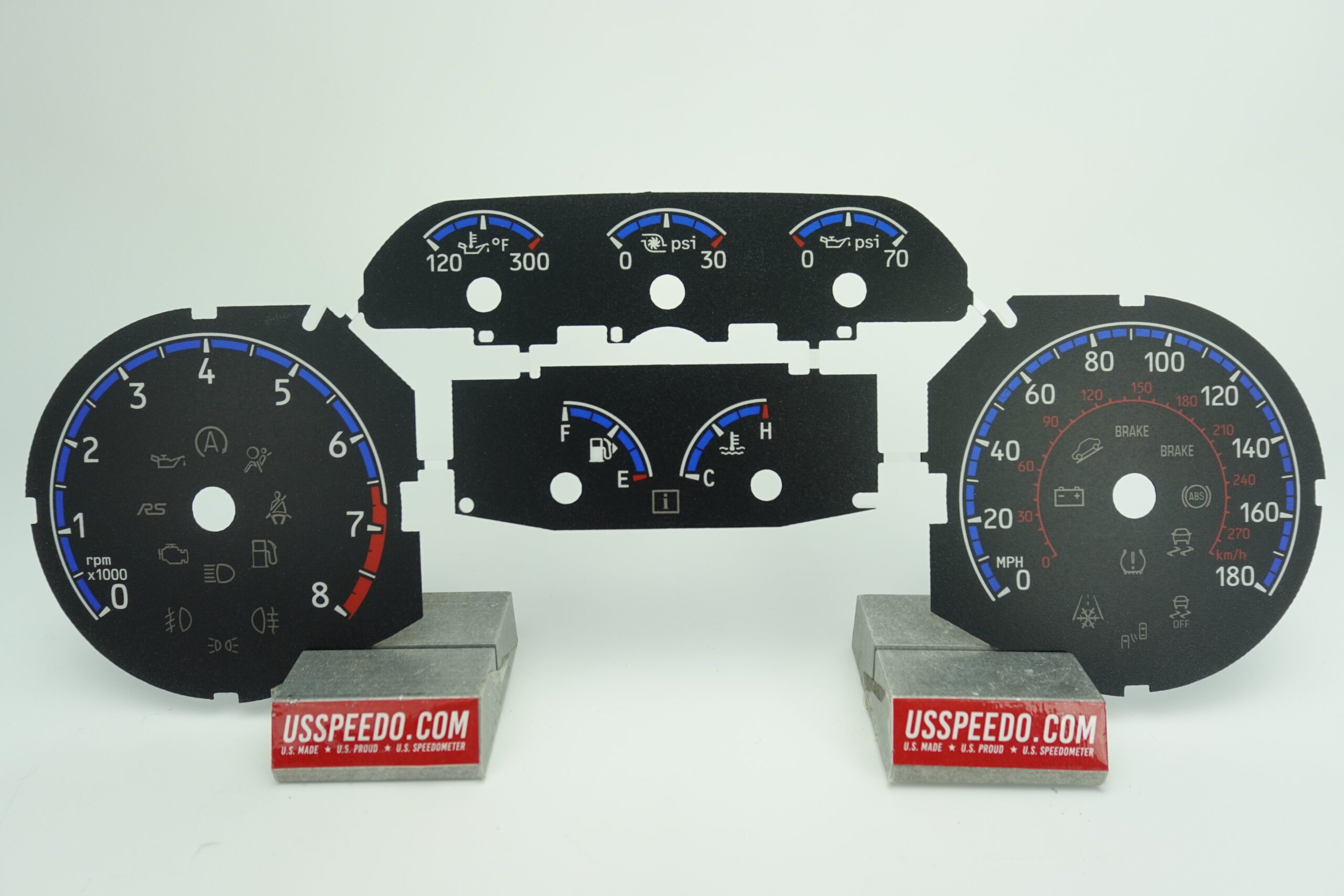 US Speedo Conversion Gauge Face