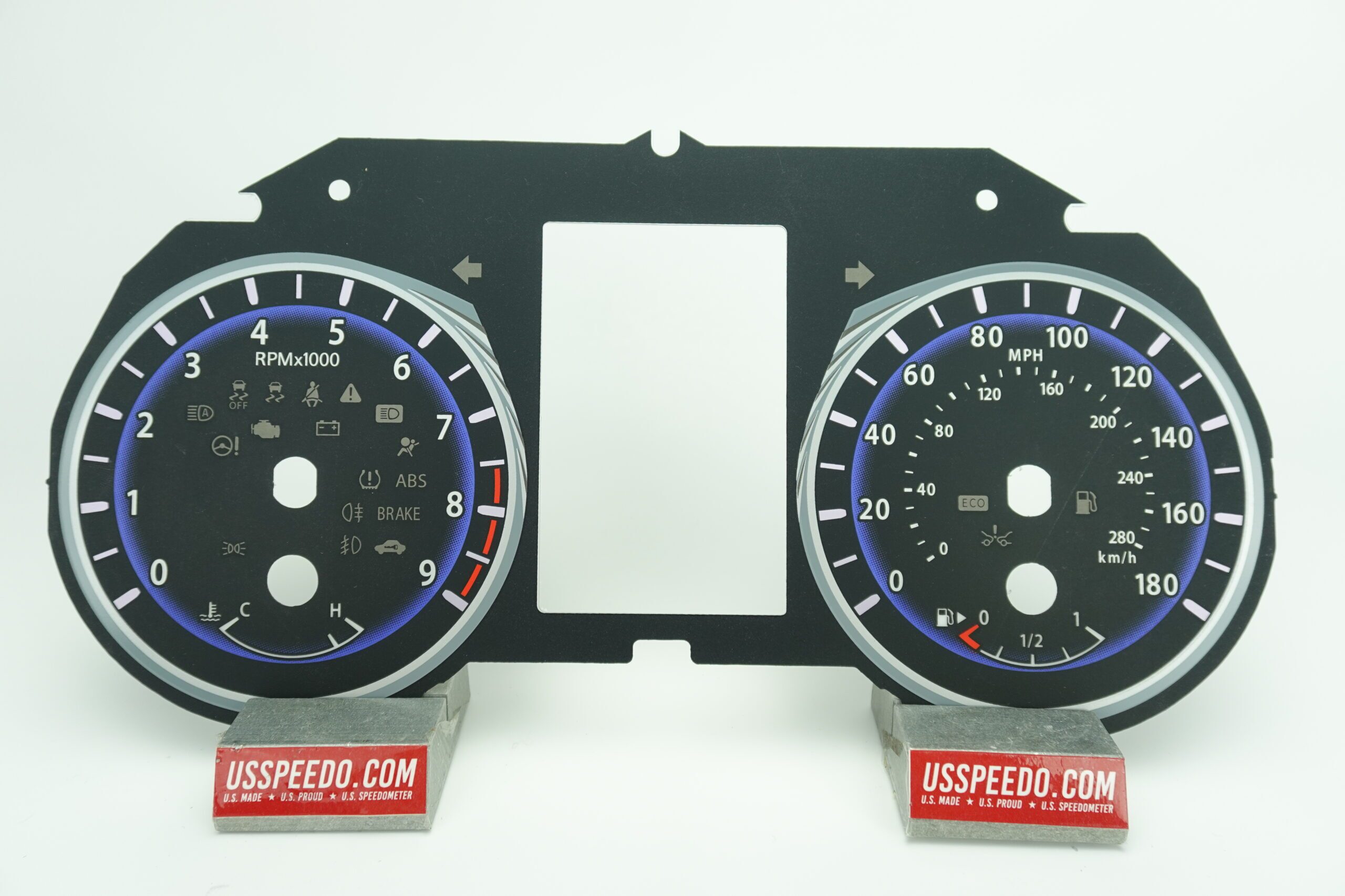 US Speedo Conversion Gauge Face