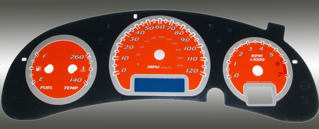 Pro Color Edition Custom Gauge Face Kit