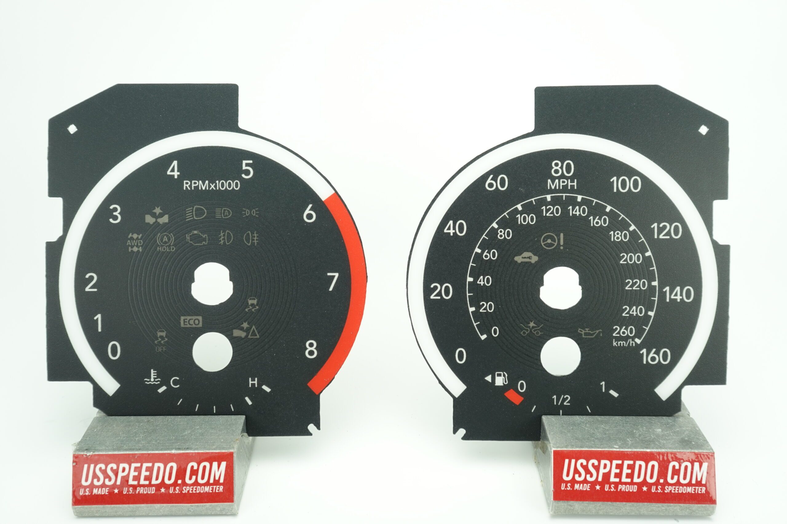 US Speedo Conversion Gauge Face