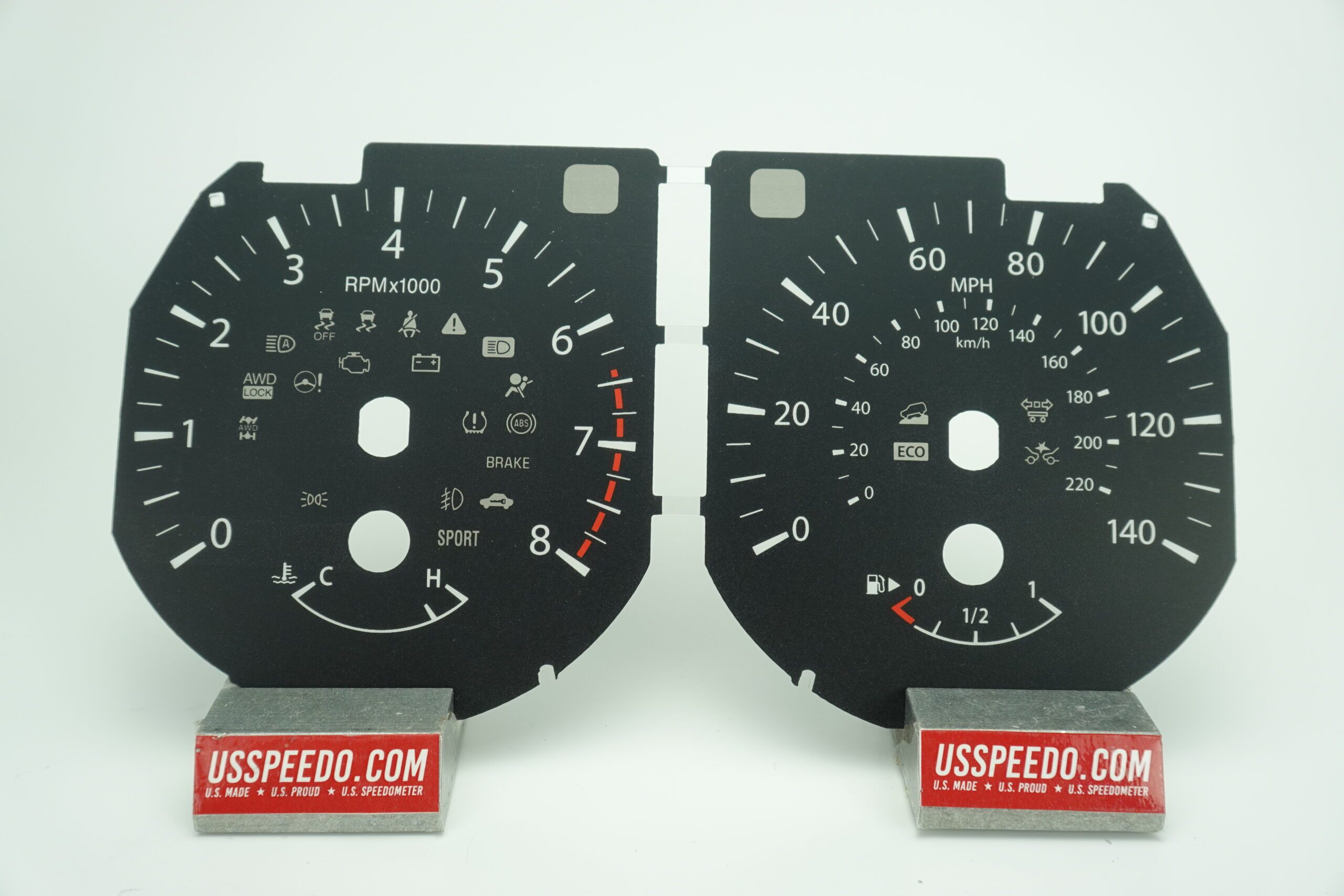 US Speedo Conversion Gauge Face