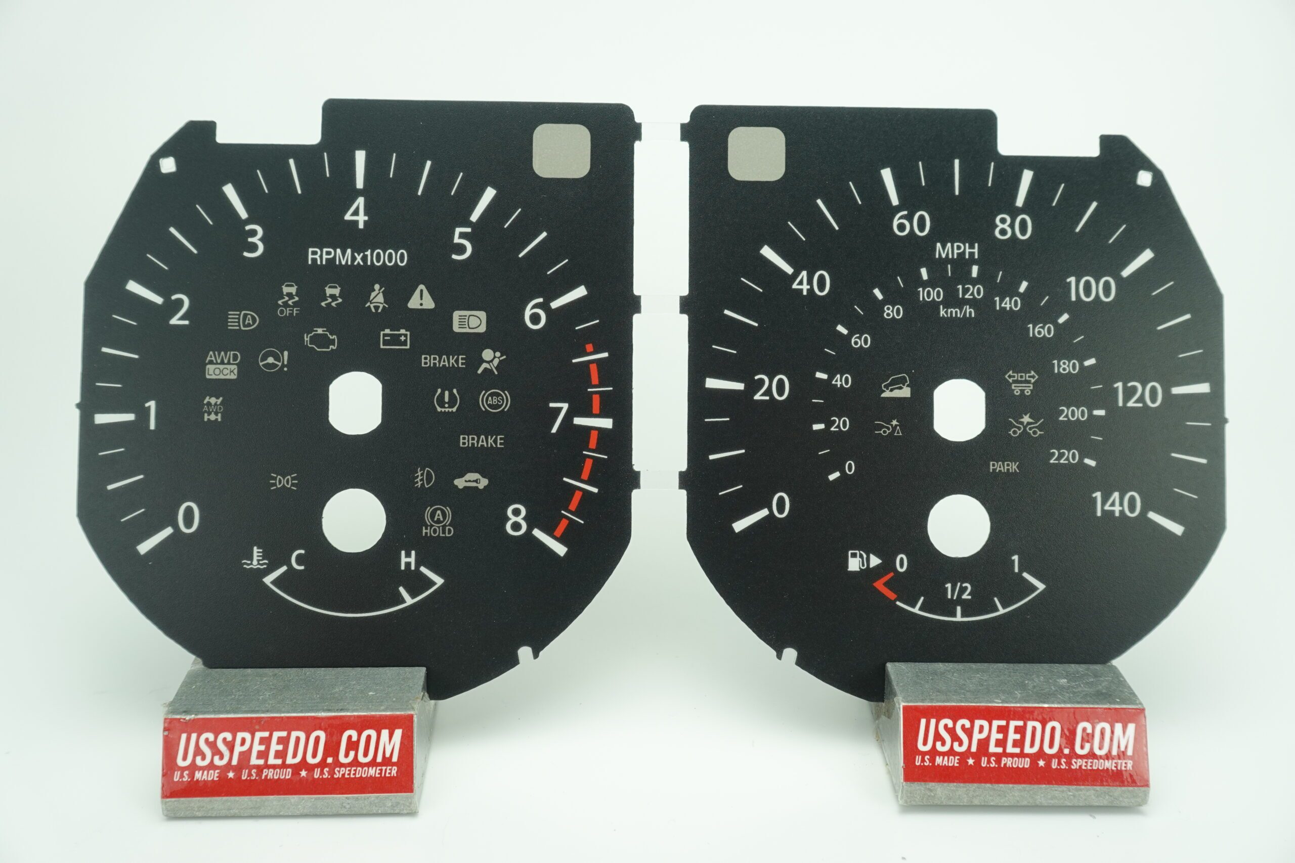US Speedo Conversion Gauge Face