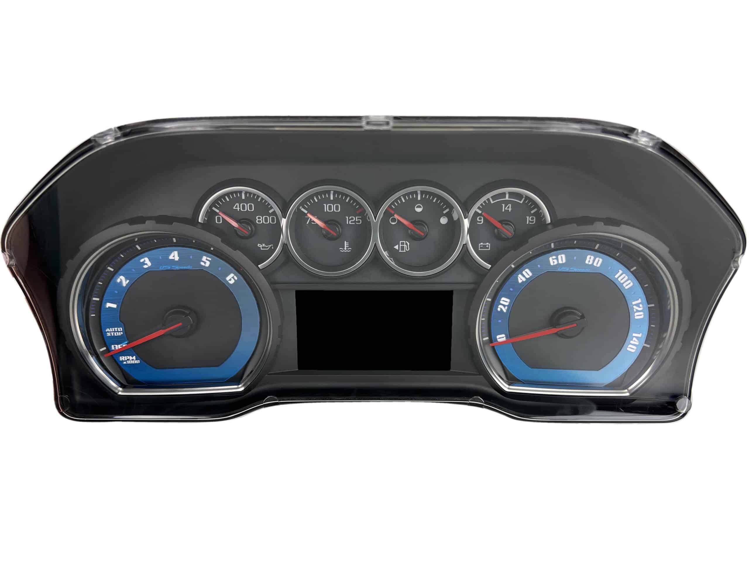 Aqua Edition Custom Gauge Face Kit