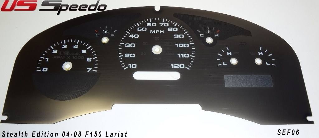 Stealth Edition Custom Gauge Face Kit