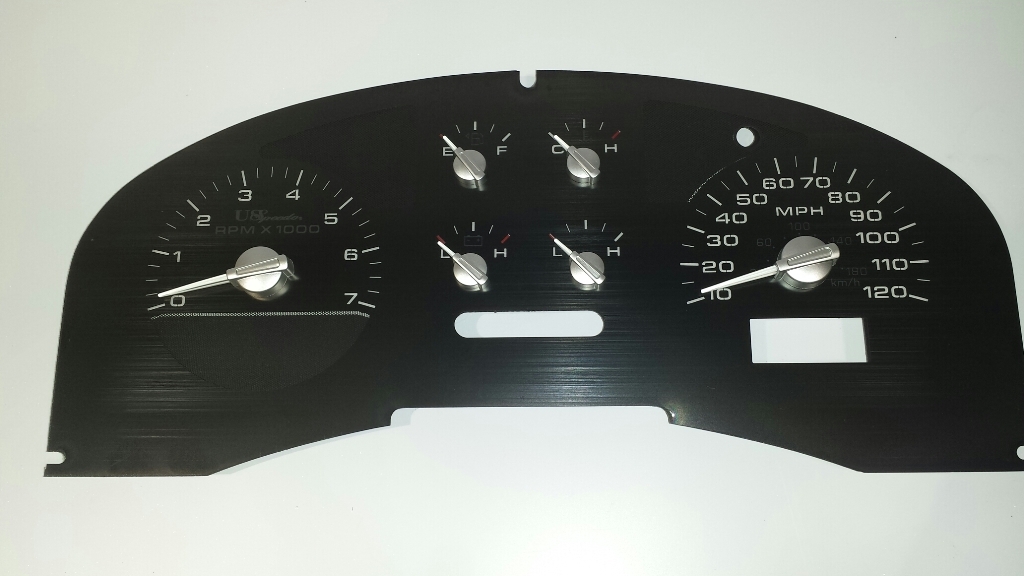 Stealth Edition Custom Gauge Face Kit