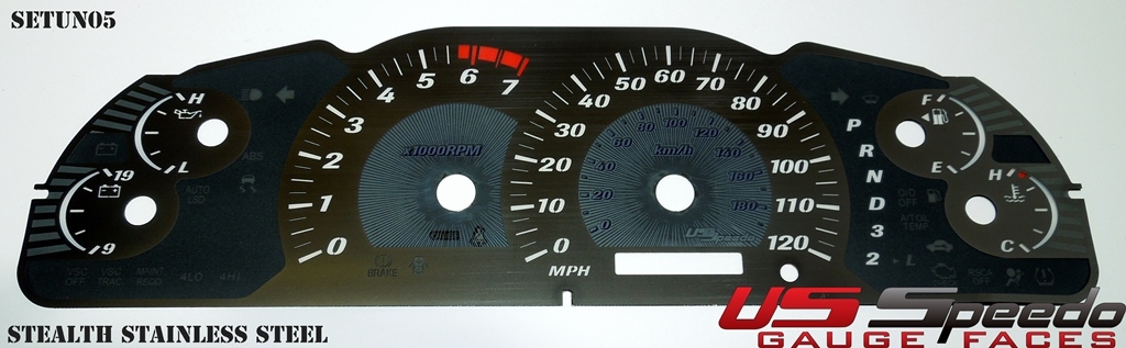 Stealth Edition Custom Gauge Face Kit