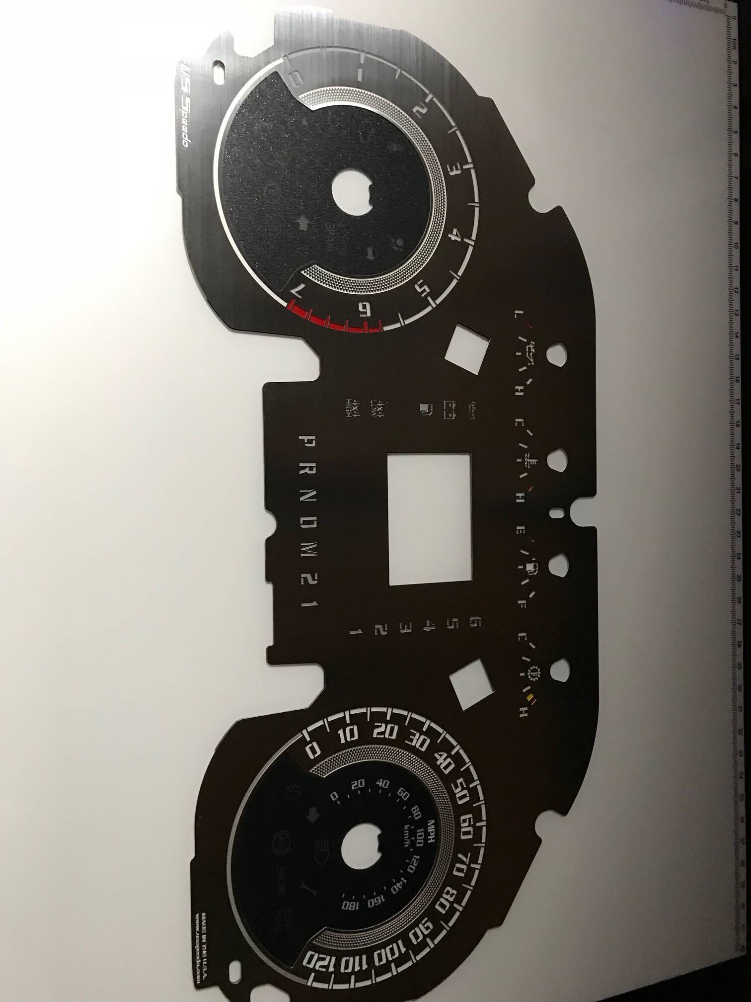 Stainless Edition Custom Gauge Face Kit