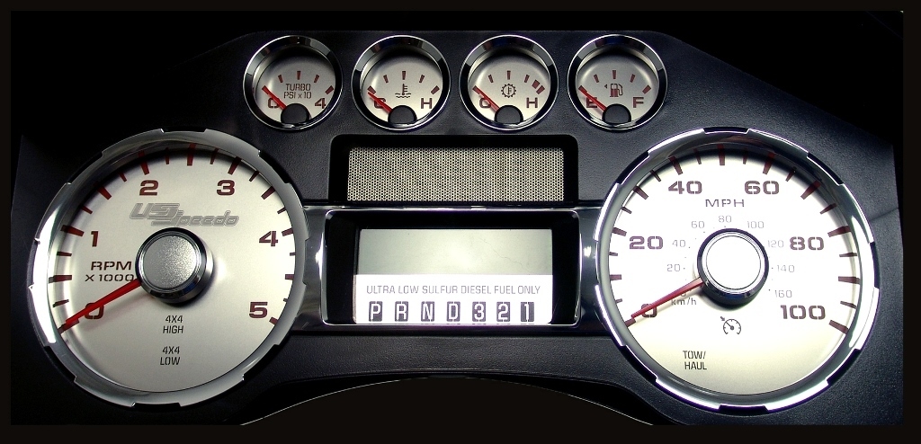 Stainless Edition Custom Gauge Face Kit