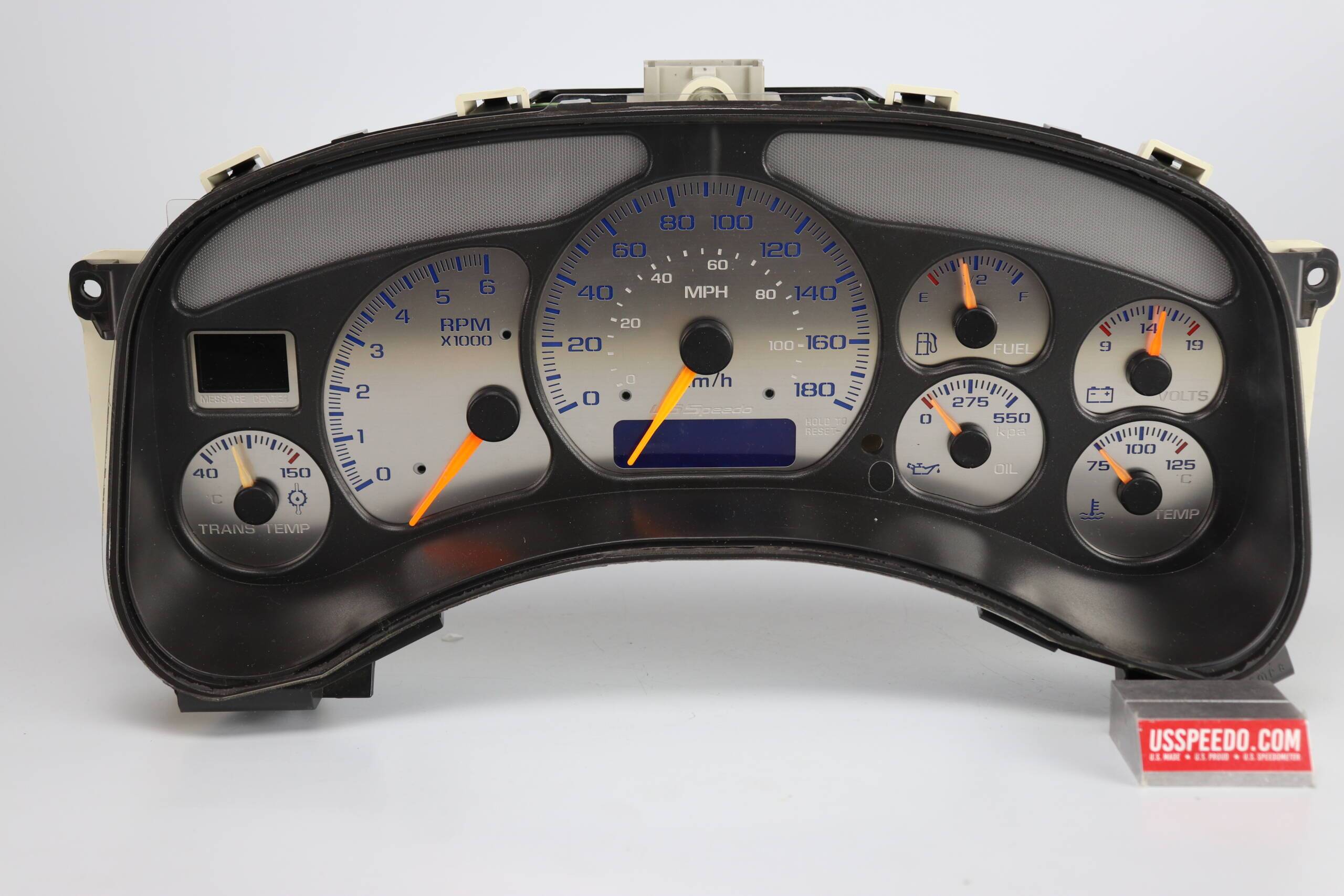 Stainless Edition Custom Gauge Face Kit