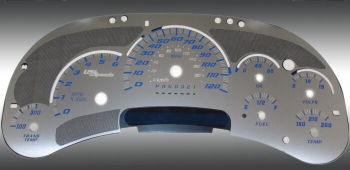Stainless Edition Custom Gauge Face Kit
