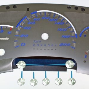 Stainless Edition Custom Gauge Face Kit
